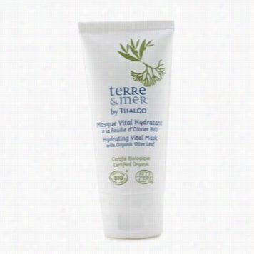 Terre& Mer Yhdrating Vital Mask With Organic Olive Leeaf