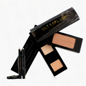 Ulltraflesh Bronze Metalika Bronze & Glow Collection:2x All Over Highlighter 2x All Over Shimmer 1x All Over Enhancer