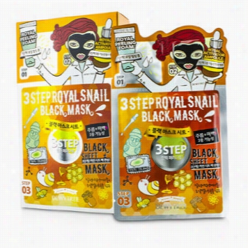 3 Step Black Sheet Mask - Royal Snaol