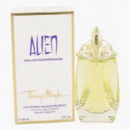 Alien Eau Extraordinaire Sweet-smelling By Thierry Mugler 2 Oz Eau De Tpilette Spray Refilllable For Women