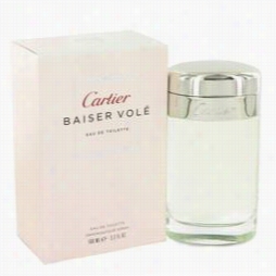 Baisre Vole Perfume By Cartier, 3.3 Oz Eau De Toilette Spray For Women