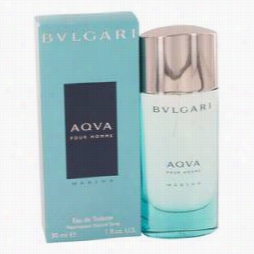 Bvlgari Aqua Marine Cologne B Y Bvlgari, 1 Oz Eau De Toilette Spray For Men