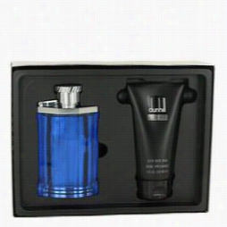 Desire Blue Gift Set By Alfred Dunhill Gift Set For Men Includes 3.4 Oz Eau De Toieltte Spray + 5 Oz After Shave Balm