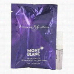 Femme De Mont Blanc Sample By Mont Blanc, .06 Ozvial (sample) Forr Women