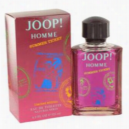 Joop Summer Ticket Cologne By Joop!, 4.2 Oz Eau De Toilette Spray Fo Rmsn