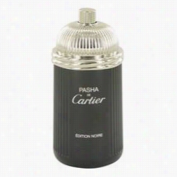 Pasha De Cartie Rnoire Colognne By Cartier, 3.3 Oz Eau De Toilette Spray (tesster) According To Men