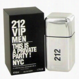 212 Vip Cologne By Caroliina Herrera, 1.7 Oz Eau De Toilette Spray For Men