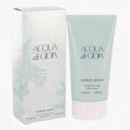 Acqua Di  Gioia Body Lotion By Giorgio Armani, 5 Oz Body Lotiion For Women