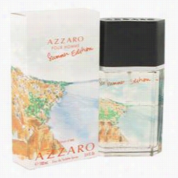 Azzra Summer Cologne By Loris  Azzaro, 3.4 Oz Eau De Toilette Spray For Men