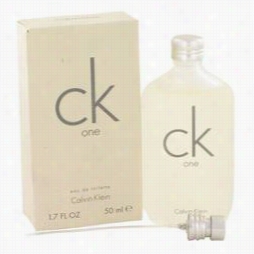 Ck One Perfume By Calvni Klein, 1.7 Oz Eau De Toilette Pour / Spray (unisex) For Women