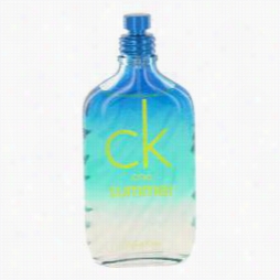 Ck Ne Summer Cologne In The Name Of Calvin Kein, 3.4 Oz Eau De Toilette Spray (2015 Tesster) For Men