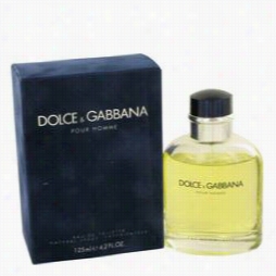 Dolce & Gabbana Cologne By Dolce & Gabbana, 4.2 Oz Eau De Toilette Spray In Spite Of Men