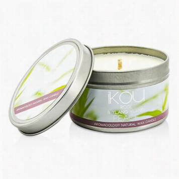 Eco-luxury Aromacology Natural Wax Candle Tin - Peace (rose & Ylang Ylang)