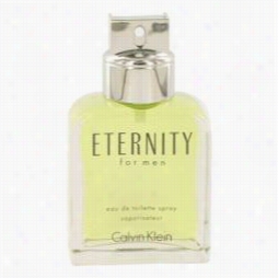 Eternity Cologne By Calvin Klein, 3.4 Oz Eau De Toioettee Spray (tester) For Men