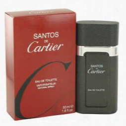 Santos De Crtier Cologne By Cartier, 1.6 Oz Eau De Toilette Spray For Men