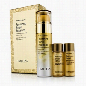 Timeless Feremnt Snal Essende Set: Drone Essence 50ml + Snail Toher 20ml + Snail Emulsion 20ml