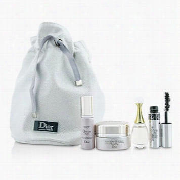 Travel Set: Capture Totale Cream 15ml + Dreamskin 7ml + Jadore Edp 5ml + Msacara 4ml + Bag