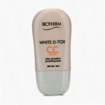 White D Tox Cc Coloor Correcion Smoothing Base Spf 5 0- Glow (coral)