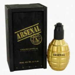 Arsenal Gold Cologne By Gilles Cantuel, 3.4 Oz Eau De Aprfum Spray In Spite Of Men