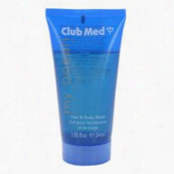 Club Med My Ocean Shower Gel By Coty, 1.85 Oz Body Wash For Men