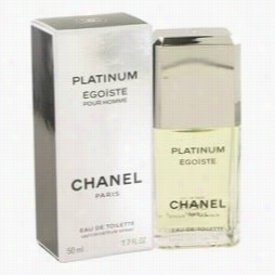 Egoiste Platinum Cologne By Chanel, 1.7 Oz Eau De Toilette Spray For Men