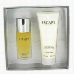 Escape Gift Offer For Sale By Calvin Klein Giftset For Men Includes 3.4 Oz Eau De Toilette Spray + 6.7 Oz After Shave Balm