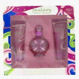 Fantasy Gift Set At Britney Speears Gift Set For Women Inncludes 3.3 Oz Eau De Parfum S Pray + 3.3 Oz Body Souffle + 3.3 Oz Shower Gel