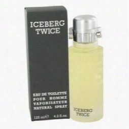 Iceberg Twice Cologne By Iceberg, 4.2 Oz Eau De Toileette Spray For Men