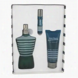 Jean Paul Gaultier Gift Set Bby Jeanp Aul Gaultier Gift  Set For Men Includes 4.2 Oz Eau De Toilete Foam + 0.3 Oz Mini Edt + 2.5 Oz Shower Gel