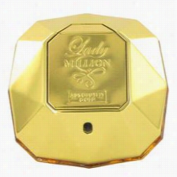 Lady Million Absolutely Gold Perfume B Y Paco Rabanne, 2.7 Oz Eau De Parfum Spray (tester) For Women