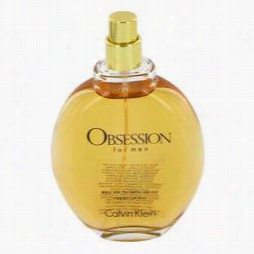 Obsession Cologne By Caalvin Klein, 4 Oz Eau De Toilette Twig (tester) For Men