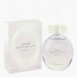 Sheeer Beauty Essence Perfume By  Calfin  Klein, 3.4 Oz Eau Ed Toilette Twig For Women