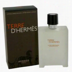 Terre D'hermes After Shave By Hermes, 3.4 Oz After Shave Lotion For Men