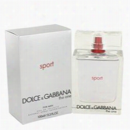 The One Sport Cologne By Dolce & Gabbana, 3.4  Oz Eau De Toilette Spray For En