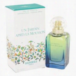 Un Jardin Apre Sla Mousson Perfume By Hermes, 1.7 Oz Eau De Toilette Spray For Women