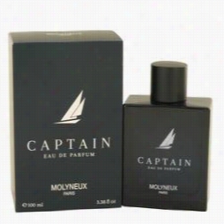 Captain Cologne By Molyneux,3.4 Oz Eau De Parfm Spray For Men