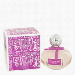 Coac Poppy Flower Perfume By Coach, 3.4 Oz Eau De Parfum Spray For Women