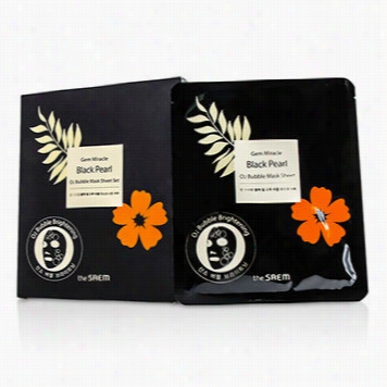 Gem Miracle Black Pearl O2 Bubble Mask Sheet Set - Brightening