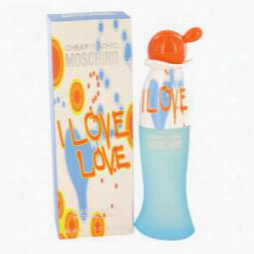 I Love Love Perfume By Moschino,  1. 7 Oz Eau De Toilette Spray For Women