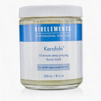 Kerafole - 10-minute Deep Purging Facial Mask (salon Prodcut For All Skin Types Except Sensitive)