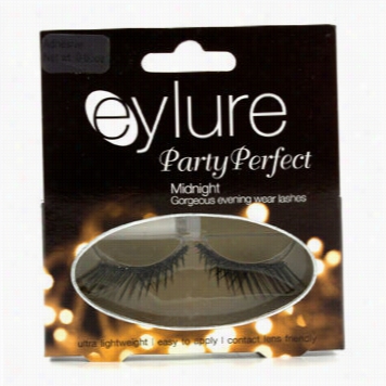 Party Perfect False Lashes  - The Dead Of Night (adhesive Includrd)