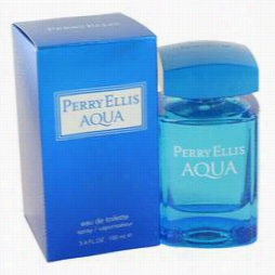 Perry Ellis Aqua Cologne By Perry Ellis, 3.4 Oz Eau De Toiilette Spray For Men