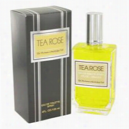 Tea Rose Scent By Perfumers Workshop, 4 O Z Eeau De Toilwtte Spray For Women