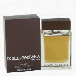 The Oen After Shave By Dolce & Gabbana, 3.4 Oz After Shave Lotion For Men