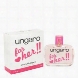 Ungaro Or Herr Perfume By Ungaro,  3.4 Oz Eau De Toilette Twig For Women