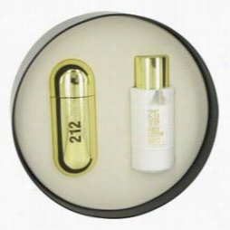 212 Vip Gift Est By Carolina Herrera Gift Set For Women Includes 2.7 Oz Eau De Parfum Spray + 6.7 Oz Body Lltion