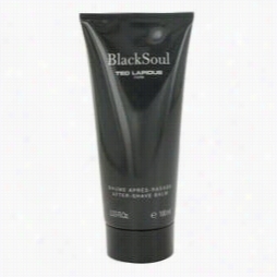 Black Soul After Shave Alm By Ted Lapidus, 3.3 Oz After Shave Healing For Men