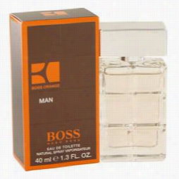 Boss Orange Co Logne By Hugo Bboss, 1.4 Oz Eau De Toilette Spray For Men