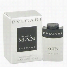 Bvlgari Mankind Last Mini By Bvlgari, .17 Oz Mini Ed Tforr Men