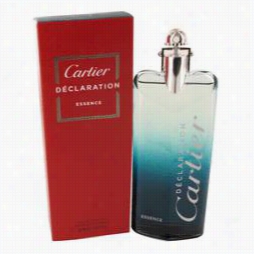 Declaration Essence Colkgne By Cartier, 3.4 Oz Eau De Toillette Spray For Men